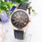 "Geneva Retro Quartz Watch – Stylish Three-Eye Design for Men & Couples"