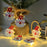 Christmas LED Light String Santa Claus Elk Snowman Xmas Ornament String Light Christmas Decorations New Year Navidad Gift