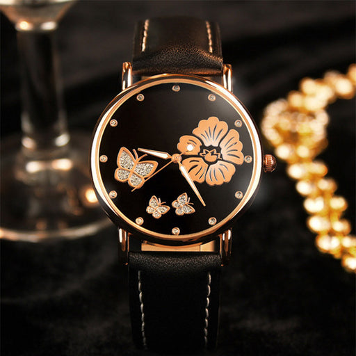 Fashion Ladies Watches Rhinestone Belt